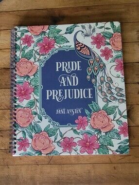 Pride & Prejudice Ring Writing Journal Notebook